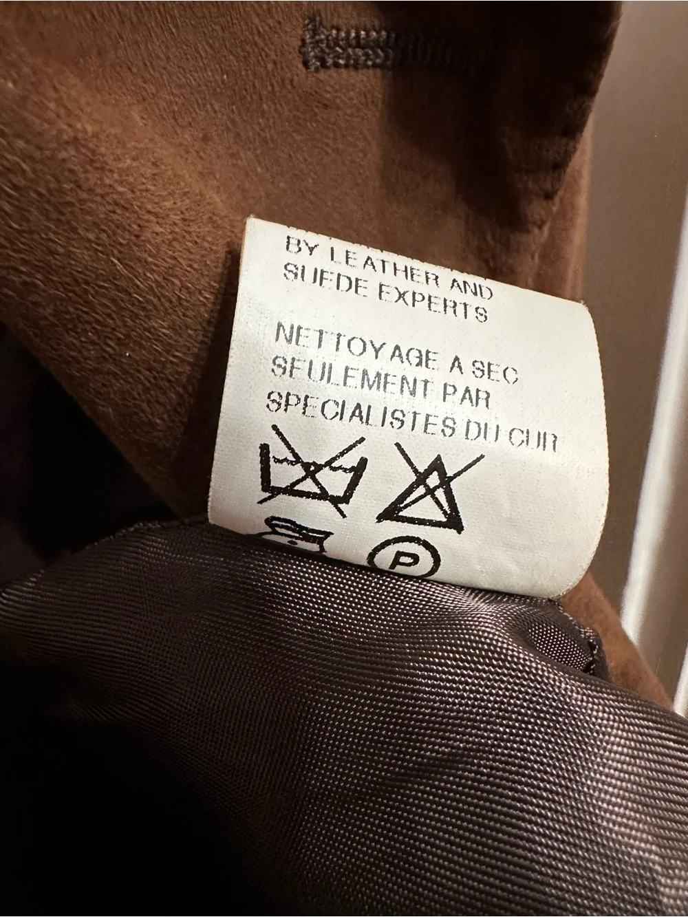 Vintage Bergdorf Goodman Brown Lambskin Jacket - Picture 6 of 6